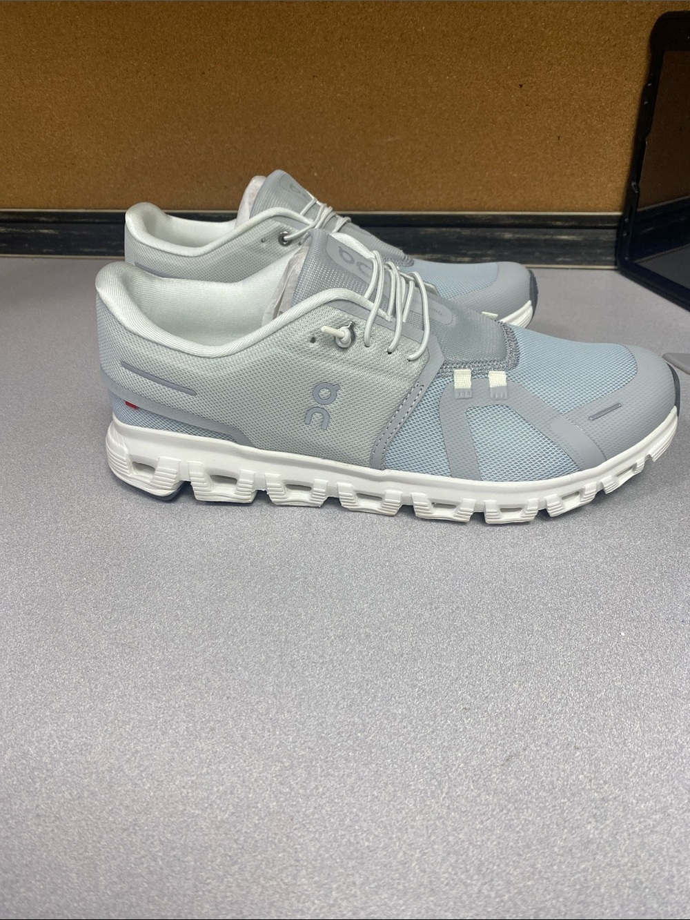 On Running Men’s Cloud Running Sneakers - Light Gray